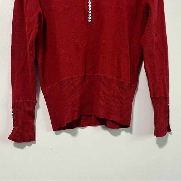 Mercer & Madison Red 100% Merino Wool Sweater – Size Large - Picture 5 of 9